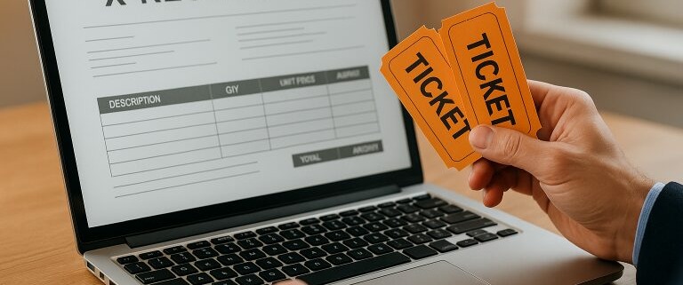X-Rechnung für jeden Ticketkauf